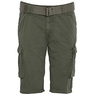 Schott NYC Trranger30 rechte herenshorts, Groen (Olive), 42
