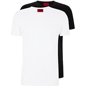 HUGO Ronde T-shirt voor heren (verpakking van 2), Meerkleurig (Open Miscellaneous 960), 3XL