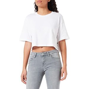 LTB Jeans Lozido T-shirt voor babymeisjes, wit 100, XL