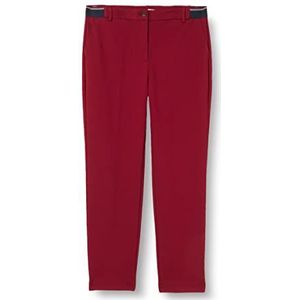Tommy Hilfiger Geweven broek voor dames, Rood (Rouge), 70
