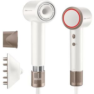 Ufesa Pro Ionic Air haardroger, 110.000 omw/min, professionele haardroger, intelligente temperatuurregeling, sterke luchtstroom 22 m/s, zeer stil, negatieve ionentechnologie, accessoires