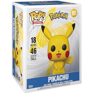 Funko POP! Mega: Pokemon - Pikachu - Vinylfiguur om te verzamelen, cadeau-idee, officiële merchandise, speelgoed voor kinderen en volwassenen, fans van videogames, modelfiguur voor verzamelaars en