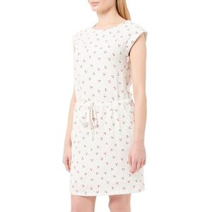 blonda Damesjurk met kersenprint, wolwit, S