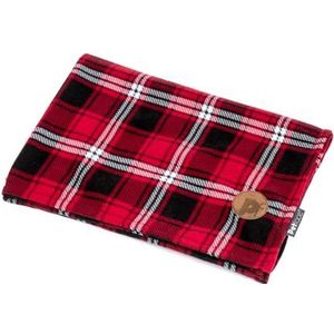 Petface Rode tartan zachte fleece dekbed beddengoed deken voor honden