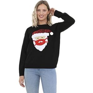 BRAVE SOUL Dames Trui, Zwart, M