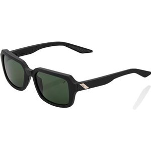 100% Uniseks zonnebril, zwart, eenheidsmaat, zwart, One Size