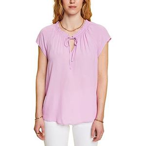 edc by ESPRIT Dames 063CC1F303 blouse, 505/violet, XL, 505/violet, XL