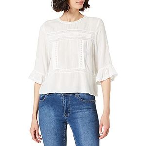 ONLY Anemone Flared 3/4 Sleeve Top, cloud dancer, 34