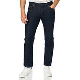 bugatti Heren Straight Leg Jeans 3280D R-16640, blauw (Rinse Blue 390), 33W / 34L