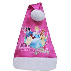 Disney Princess 90901 kerstmuts voor kinderen, roze, eenheidsmaat