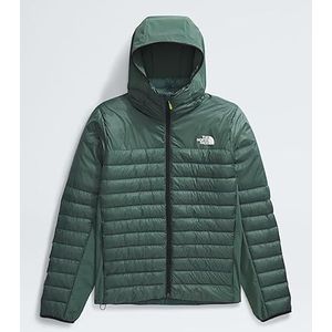 The North Face - Terra Peak Hybrid Hoodie - Synthetisch Jack - Groen/Olijfgroen - Isolerend - Capuchon - PrimaLoft - Stretch