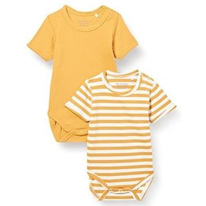 MINYMO Uniseks T-shirt voor baby's en peuters, Amber goud, 68 cm