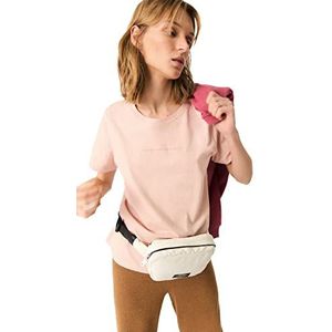 ECOALF Gigialf Dames T-shirt Woman, Zilver Roze, M