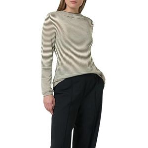 Sweater - Gestreept - Slim Fit - Semitransparante Look