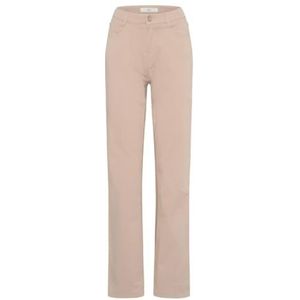 BRAX Carola Five-Pocket Damesbroek, hoogwaardige katoenen stretchbroek, beige, 36W x 32L