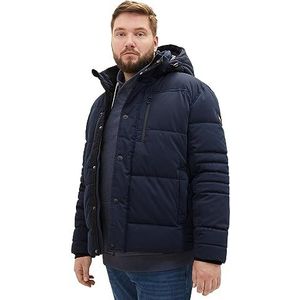 TOM TAILOR Heren Plussize Jas, 10668 - Sky Captain Blue, 3XL