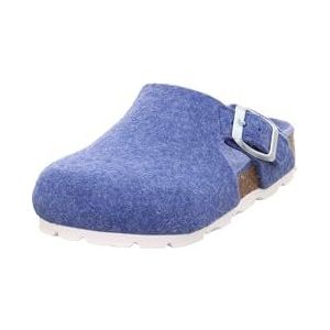 Superfit Fussbettpantoffel Mule voor jongens, Blau 8010, 6 UK