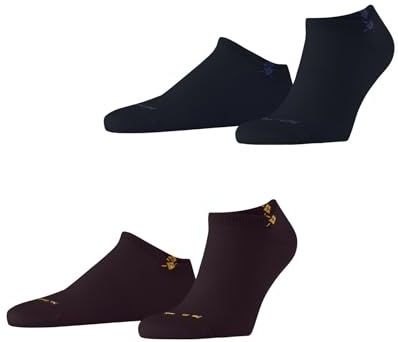 Burlington - Everyday - Korte Sokken - Rood Claret - Multipack van 2 Paar