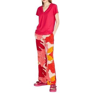 Sisley Womens 3096L400B T-shirt, Fuchsia 39C, XS, fuchsia 39c, XS