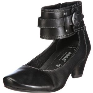 Jana dames fashion slippers, zwart, 37 EU