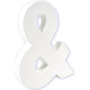 Décopatch AC726Cpack – een houder van wit papier-maché, 3 x 4 x 20,5 cm, uitroepteken! - 3 stuks