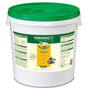 GRAU - het origineel - HOKAMIX30 Classic poeder, alleskunner kruidenmengeling voor honden, 30 belangrijke kruiden ter preventie, 1 verpakking (1 x 10 kg), aanvullend diervoeder voor honden