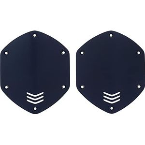 V-MODA Crossfade Over-Ear Headphone Metal Shield Kit - Mat Blauw