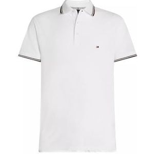Tommy Hilfiger S/S polo's voor heren, Wit, XL