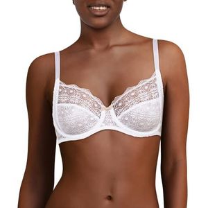 Passionata dames 7698 Georgia 7698 Volledige dekkingsbeha, wit, 70E