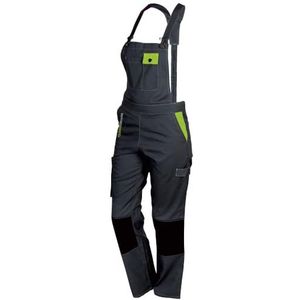 Fashion Sécurité Pep's werkbroek voor dames, grijs (grijs/citroen), maat: XL (48/50)