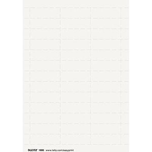 Leitz 19000001 blanco bordjes (PC-beschrijfbaar, karton) 975 stuks wit