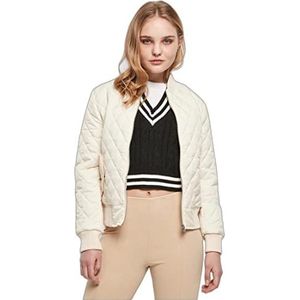 Urban Classics dames nylon jas, wit zand, S