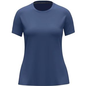 JAKO Dames T-Shirt Uni, Nachtblauw, M
