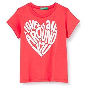 United Colors of Benetton Baby-meisjes T-shirt pullunder, Rood (Bittersweet 1V1), 80/86 cm