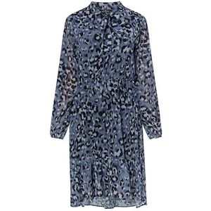 NAEMI Damesjurk met luipaardprint 19229629-NA01, grijs-luipaardprint, M, Jurk met luipaardprint, M