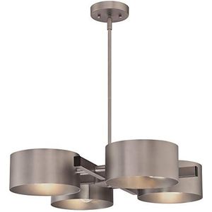 Westinghouse Lighting 63687 Kandelaar met vier vlammen, voor binnen, uitvoering in donker tin