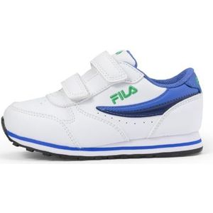 Fila Orbit Velcro TDL Uniseks kinderschoenen, wit (white ultramarine), 22 EU