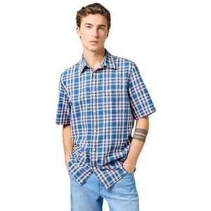 Wrangler - One Pocket - Overhemd - Geruit - Korte Mouwen