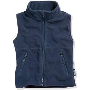 Playshoes Uniseks knuffelzacht fleece vest voor kinderen, blauw (marine), 80 cm