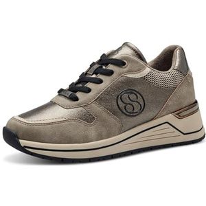 s.Oliver Low 5-23619-43 Sneakers voor dames, taupe, 39 EU