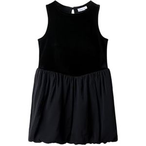 NAME IT nkfriver ballonspencer, zwart, 140