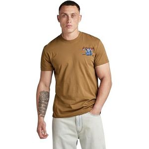 Vest Back Graphic, Braun (Dk Fawn D24423-336-7172), XS