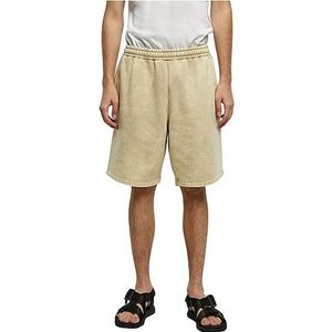 Urban Classics Heavy Sand Washed Sweat Shorts voor heren, Unionbeige, 4XL