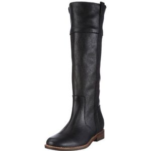 Buffalo London 13000 Cow Milled 122705 Dameslaarzen, zwart zwart 01, 42 EU