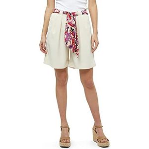 Desires Dames Dalary hoge taille Bermuda Shorts, witte pioen, 16, Witte pioen, 42