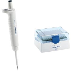 Eppendorf Reference 2 IVD Fix pipet incl. epT.I.P.S.-Box 2.0 met 96 pipetpunten, 1-kanaal, geel, 50 µl capaciteit