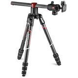 Manfrotto MKBFRC4GTXP-BH Befree GT XPRO carbonstatief, 496 centrale balkop, M-Lock, kolom 90°, 200PL-PRO-plaat, voor DSLR en CSC met lange lens, voor macro, koolstofvezel