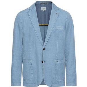 camel active Casual colbert voor heren van katoen-linnenmix, lichtblauw, 48