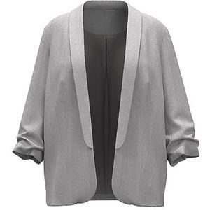 PIECES Damesblazer, lichtgrijs gem., 46 grote maten
