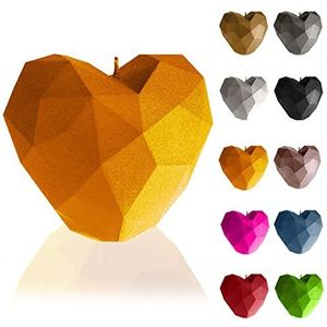 Candellana Heart Low-Poly Kaars - Kaars voor Valentijnsdag - Kaars - Cadeau-idee - Kaars Hart - Romantische Decoratie - Liefde Kaarsen - Handgemaakt Cadeau